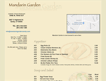 Tablet Screenshot of mandaringardensandy.com